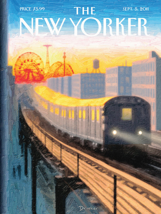 NEW YORK PUZZLE COMPANY, THE NEW YORKER, Coney Island Express, 300 pcs (Sept 5,2011)