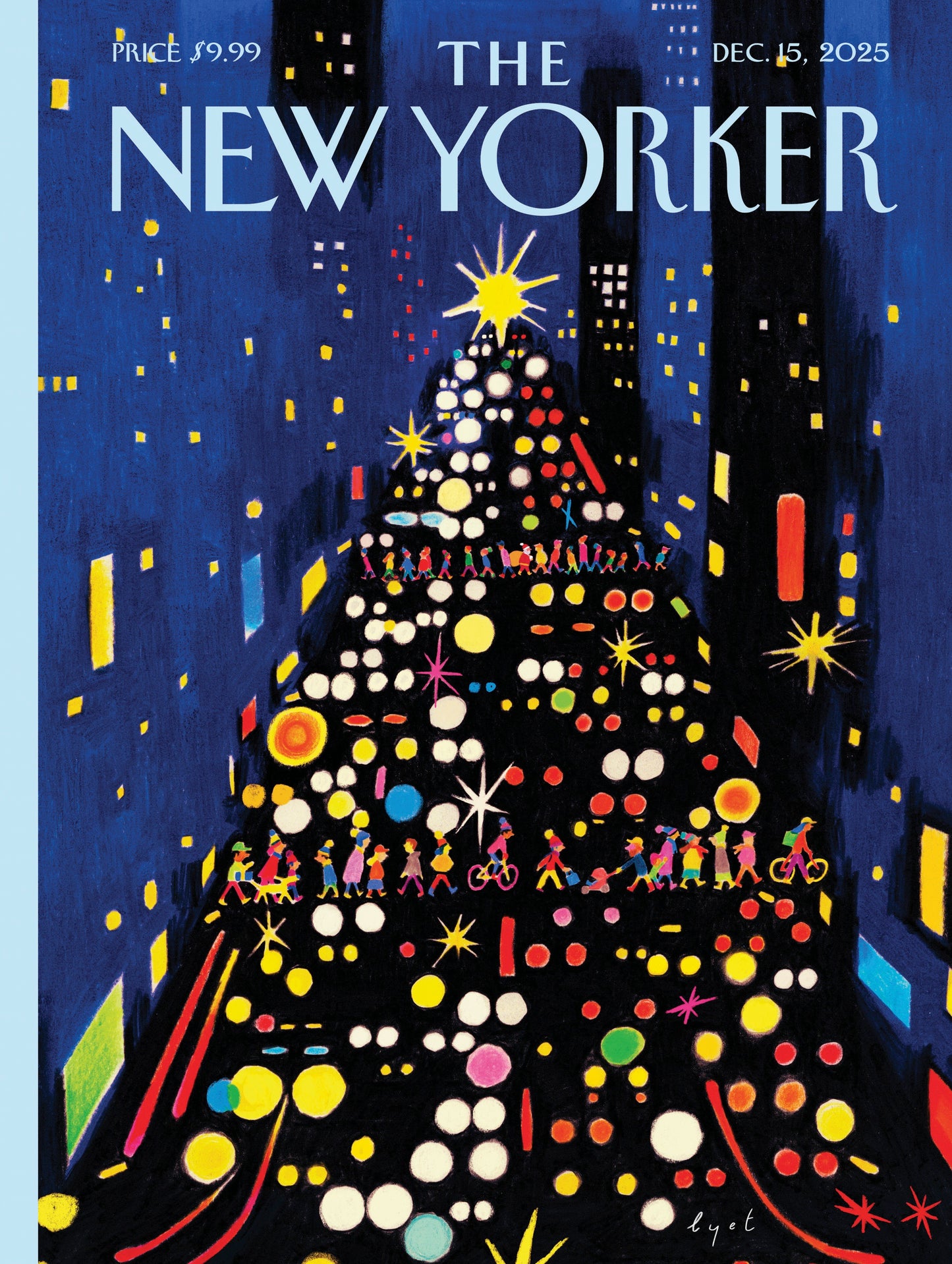 NEW YORK PUZZLE COMPANY, THE NEW YORKER, Christmas Avenue, 500 pcs (DEC,15 2025)