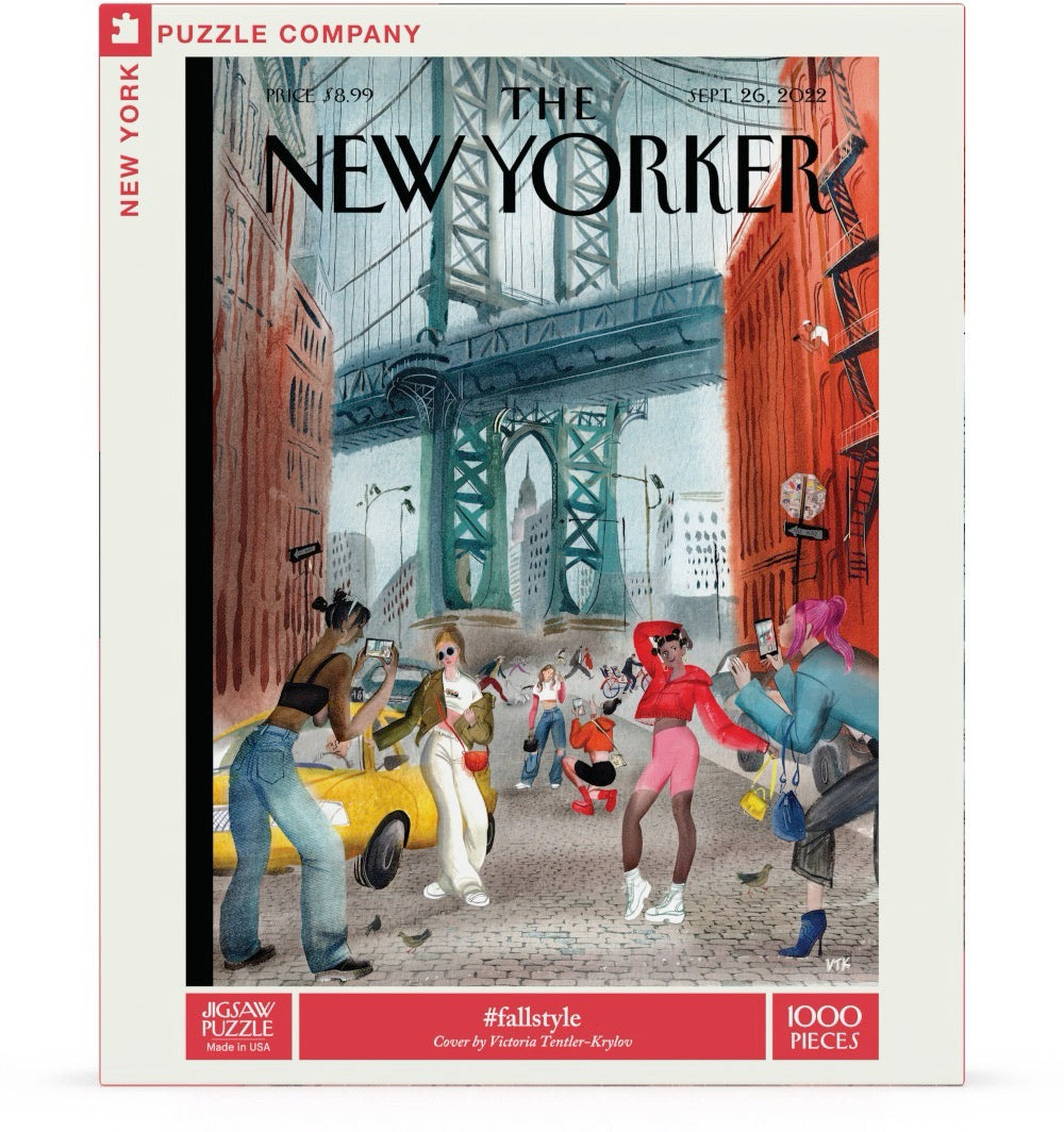 NEW YORK PUZZLE COMPANY, THE NEW YORKER, #fallstyle, 1000 pcs (Sept 26,2022)