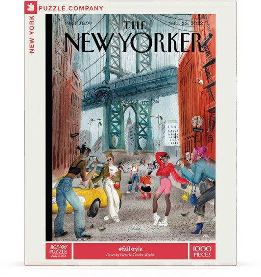 NEW YORK PUZZLE COMPANY, THE NEW YORKER, #fallstyle, 1000 pcs (Sept 26,2022)