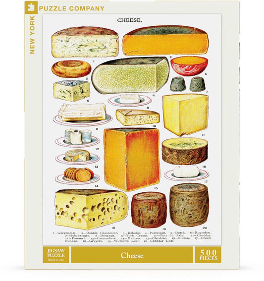 NEW YORK PUZZLE COMPANY, Cheese, 500 pcs
