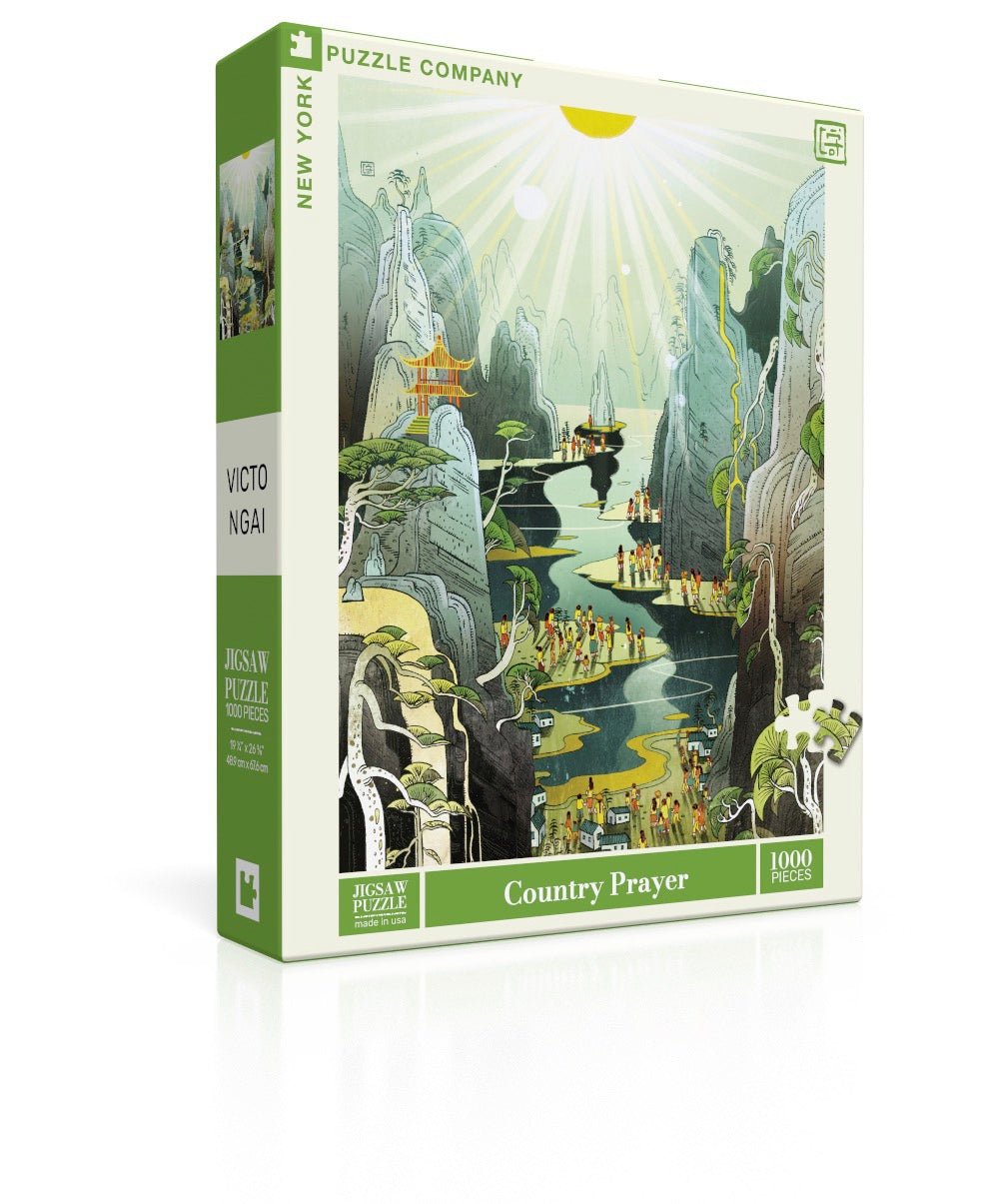 NEW YORK PUZZLE COMPANY, Country Prayer, 1000 pcs
