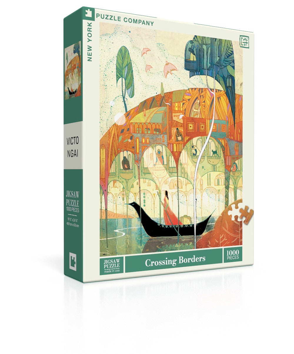 NEW YORK PUZZLE COMPANY, Crossing Borders, 1000 pcs