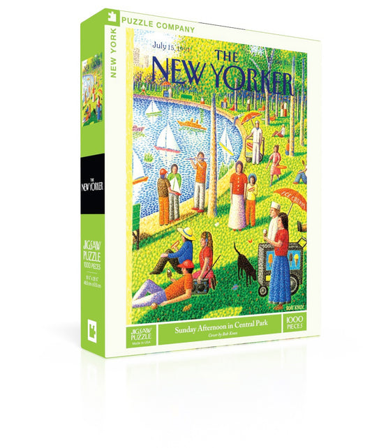NEW YORK PUZZLE COMPANY, THE NEW YORKER, Sunday Afternoon in Central Park, 1000 pcs