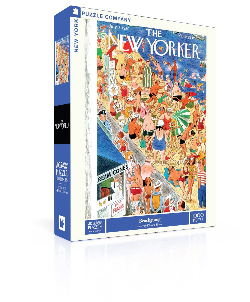 NEW YORK PUZZLE COMPANY, THE NEW YORKER, Beachgoing, 1000 pcs