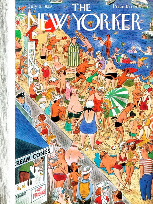 NEW YORK PUZZLE COMPANY, THE NEW YORKER, Beachgoing, 1000 pcs