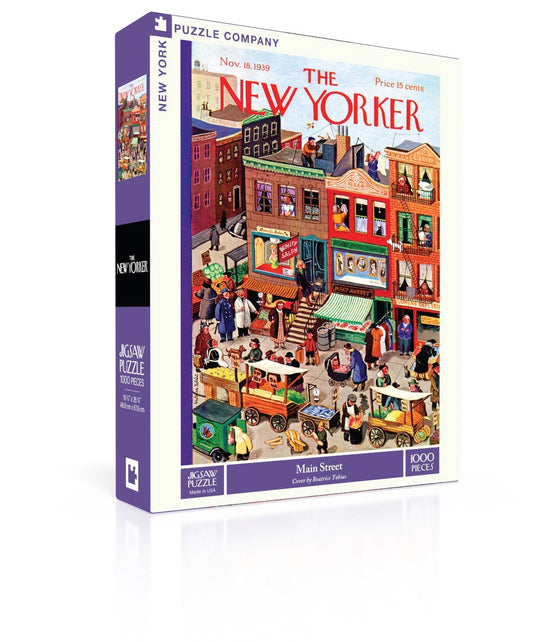 NEW YORK PUZZLE COMPANY, THE NEW YORKER, MAIN STREET, 1000 PCS