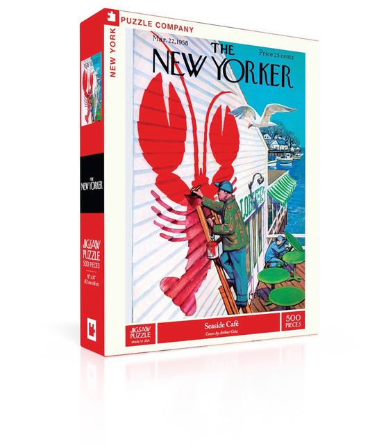 NEW YORK PUZZLE COMPANY, THE NEW YORKER, Seaside Café, 500 pcs