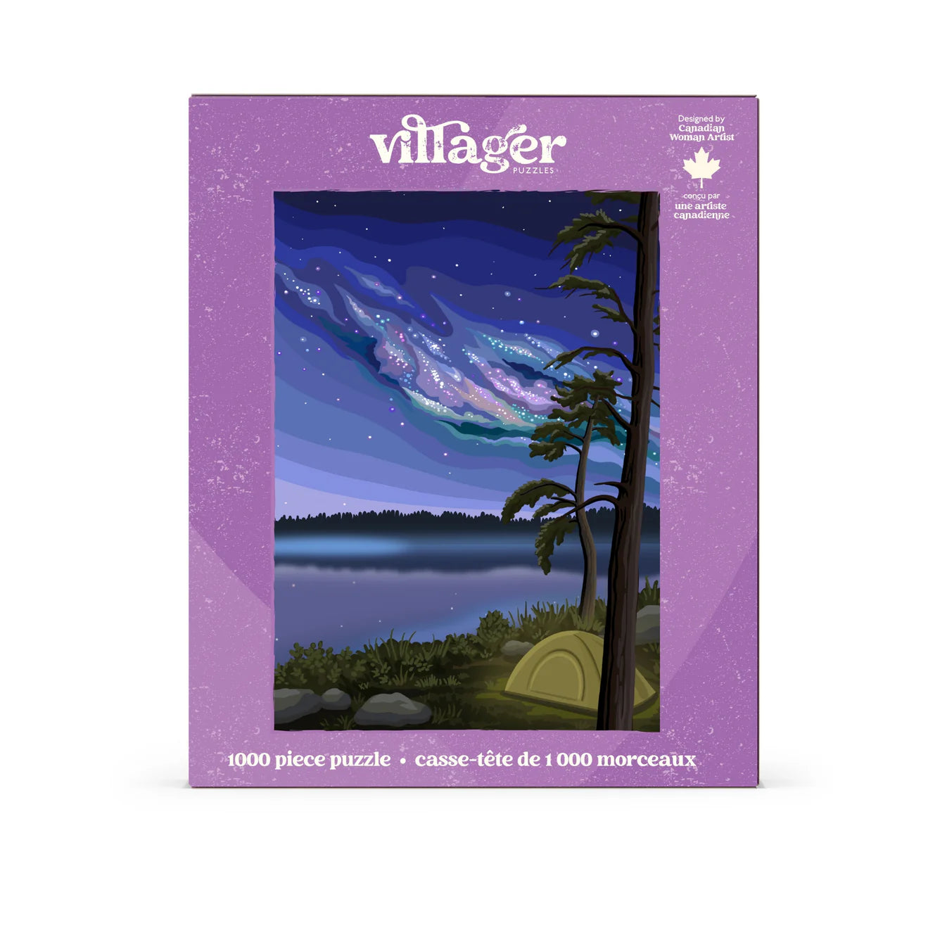 VILLAGER Northern Camping | 1000-Piece Puzzle for Adults | Designed in Canada by Kelsey Voss