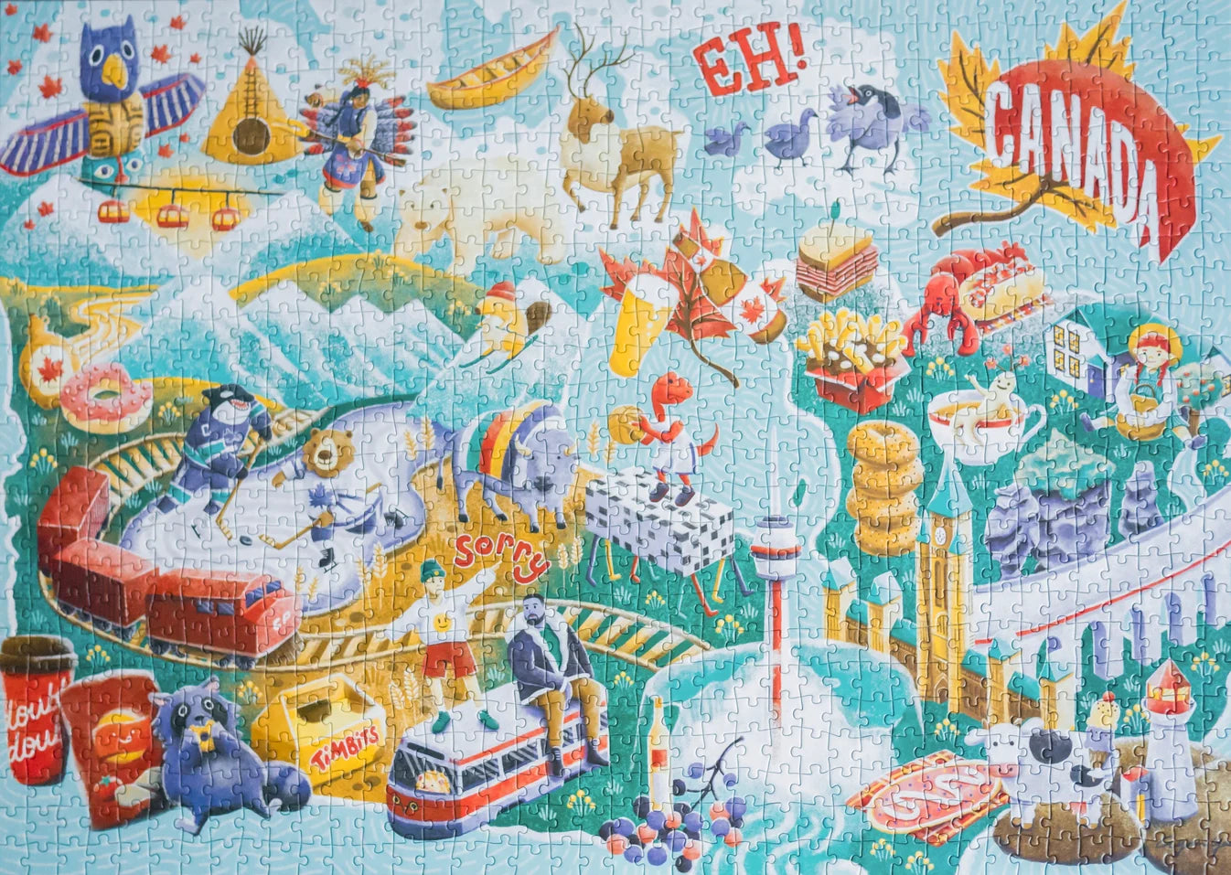 ARCADIA PUZZLES, Canada Eh! ,1000 pieces