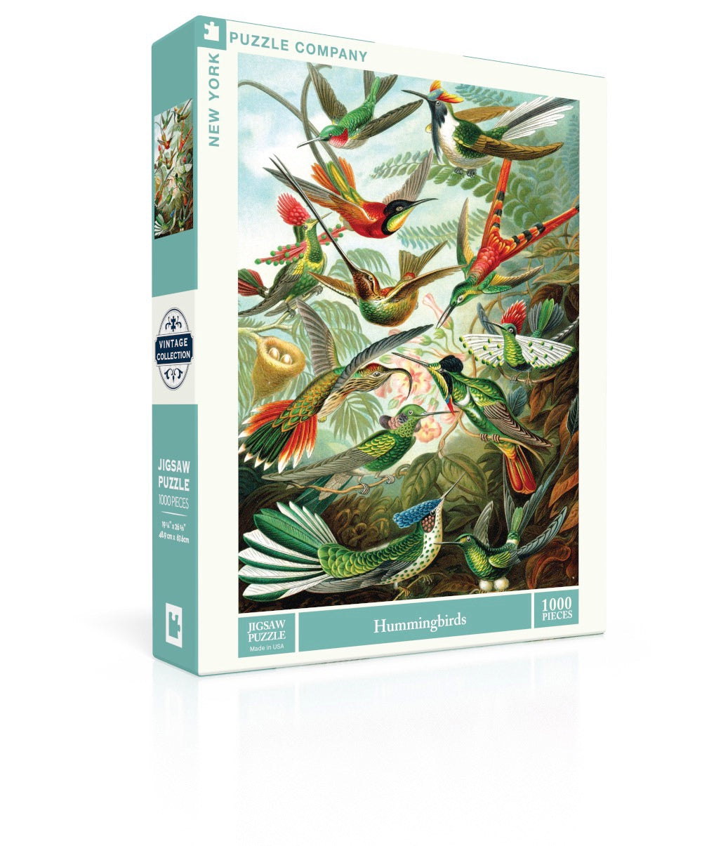NEW YORK PUZZLE COMPANY, Hummingbirds, 1000 pcs