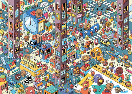ODD PIECES Turbo 3000 (FOR UNEXPECTED HUMOR) 1000pcs
