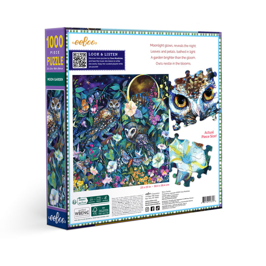 eeBoo Moon Garden 1000 Piece Puzzle