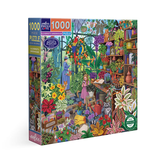 eeBoo Alchemist's Greenhouse 1000 Piece Puzzle