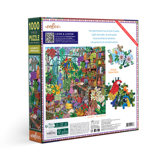 eeBoo Alchemist's Greenhouse 1000 Piece Puzzle