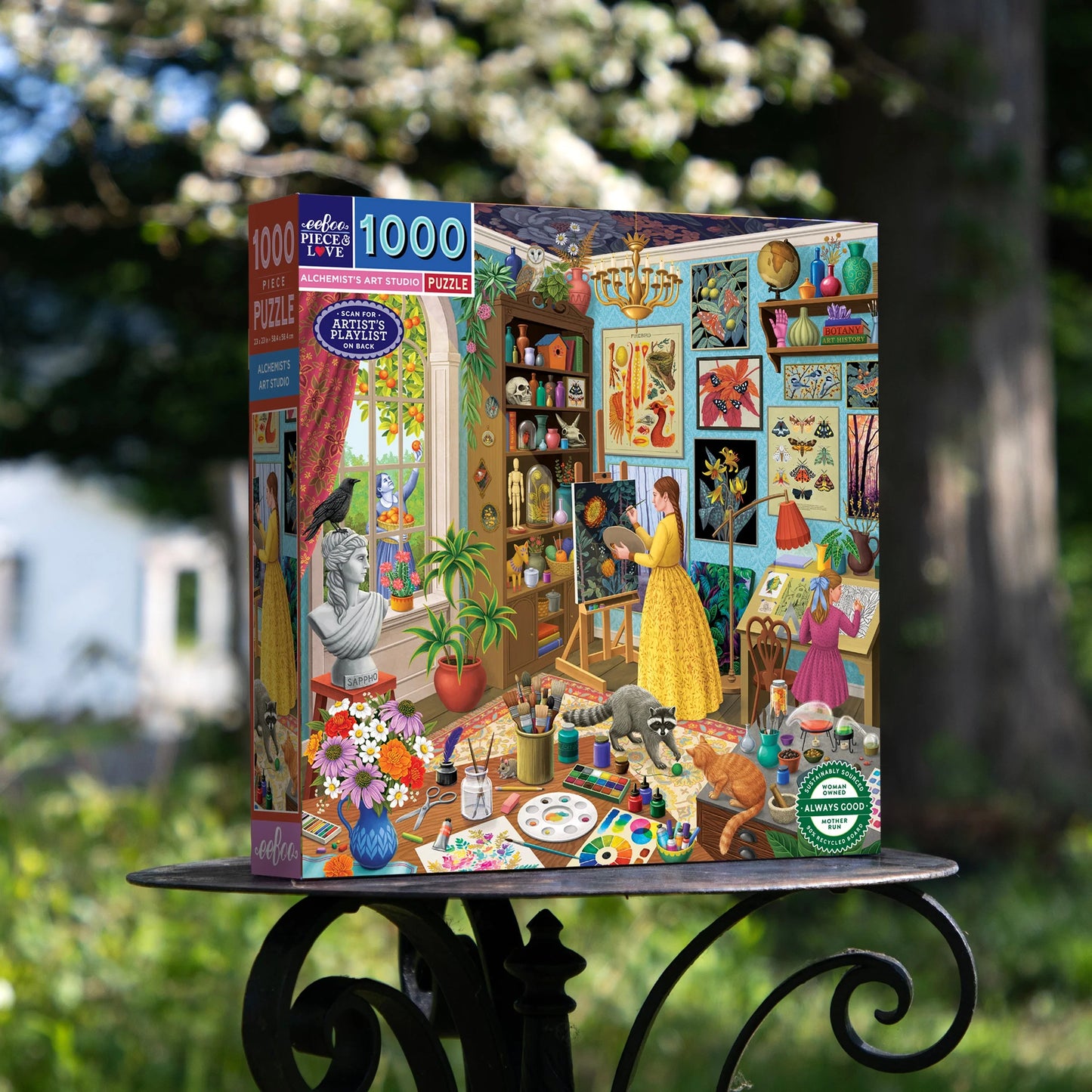 eeBoo Alchemist's Art Studio 1000 Piece Puzzle