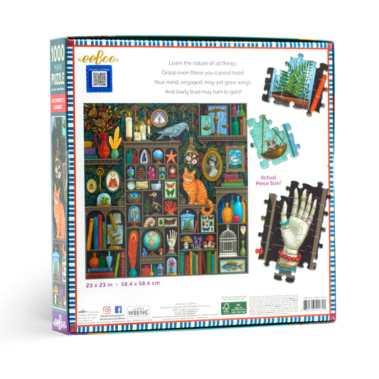 eeBoo Alchemist's Cabinet 1000 Piece Puzzle