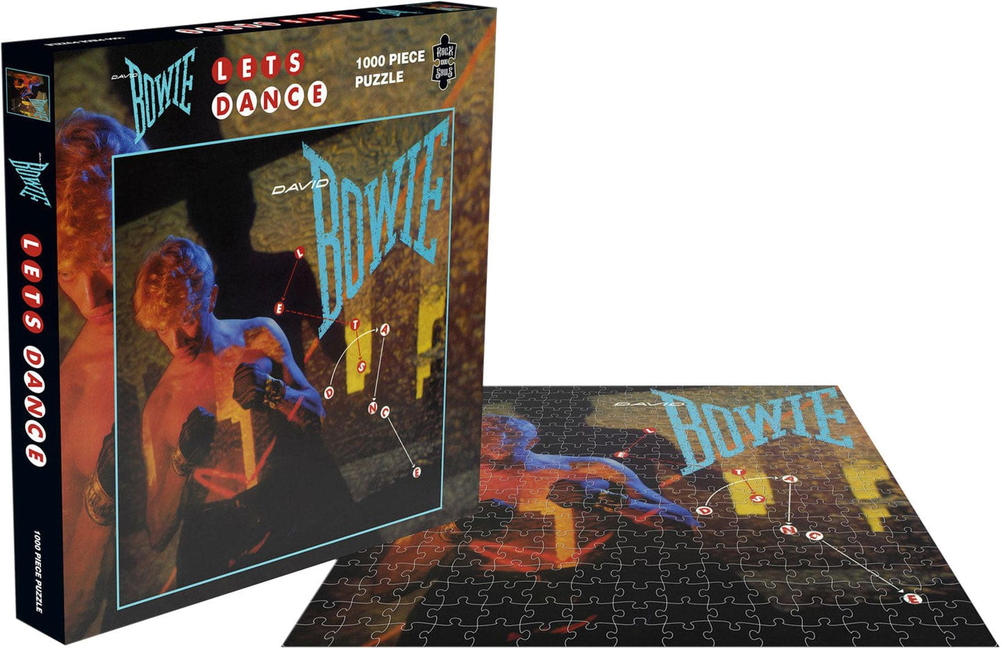 ROCK SAWS David Bowie Let’s Dance (1000 Piece Jigsaw Puzzle)