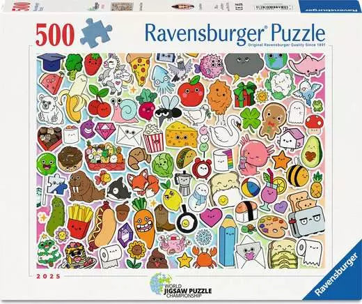 RAVENSBURGER Cute Kawaii Chaos 500 Pc Puzzle