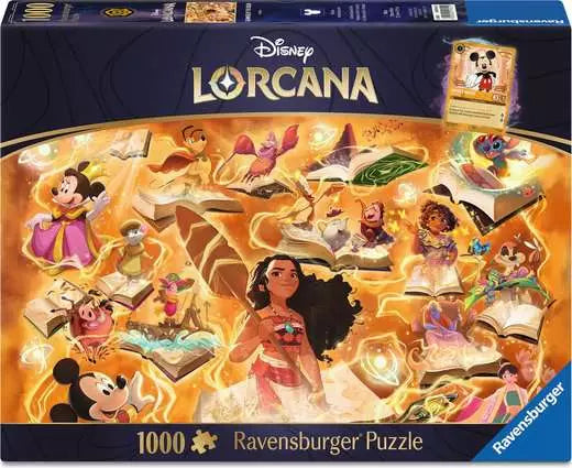 RAVENSBURGER Disney Lorcana TCG: Glimmers of the Realm: Amber 1000pcs