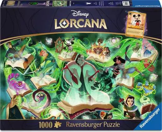 RAVENSBURGER Disney Lorcana TCG: Glimmers of the Realm: Emerald 1000pcs