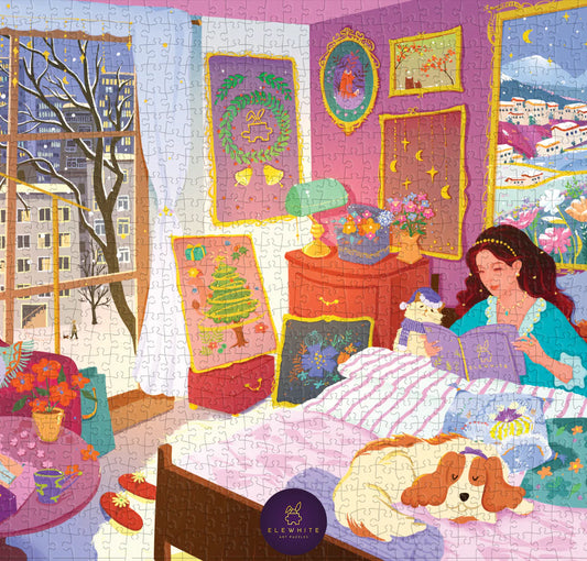 ELEWHITE, Cozy Chapter, 1000 PCS