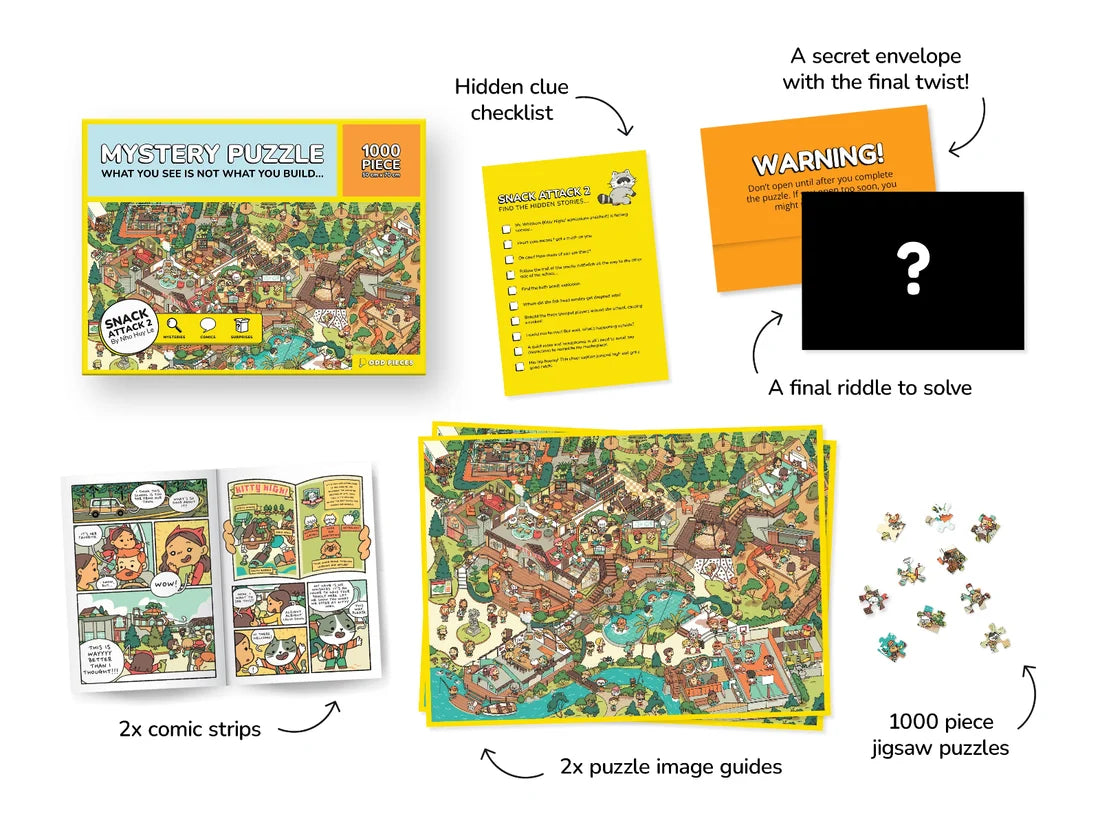 ODD PIECES SNACK ATTACK 2 (FOR CAT LOVER) 1000pcs