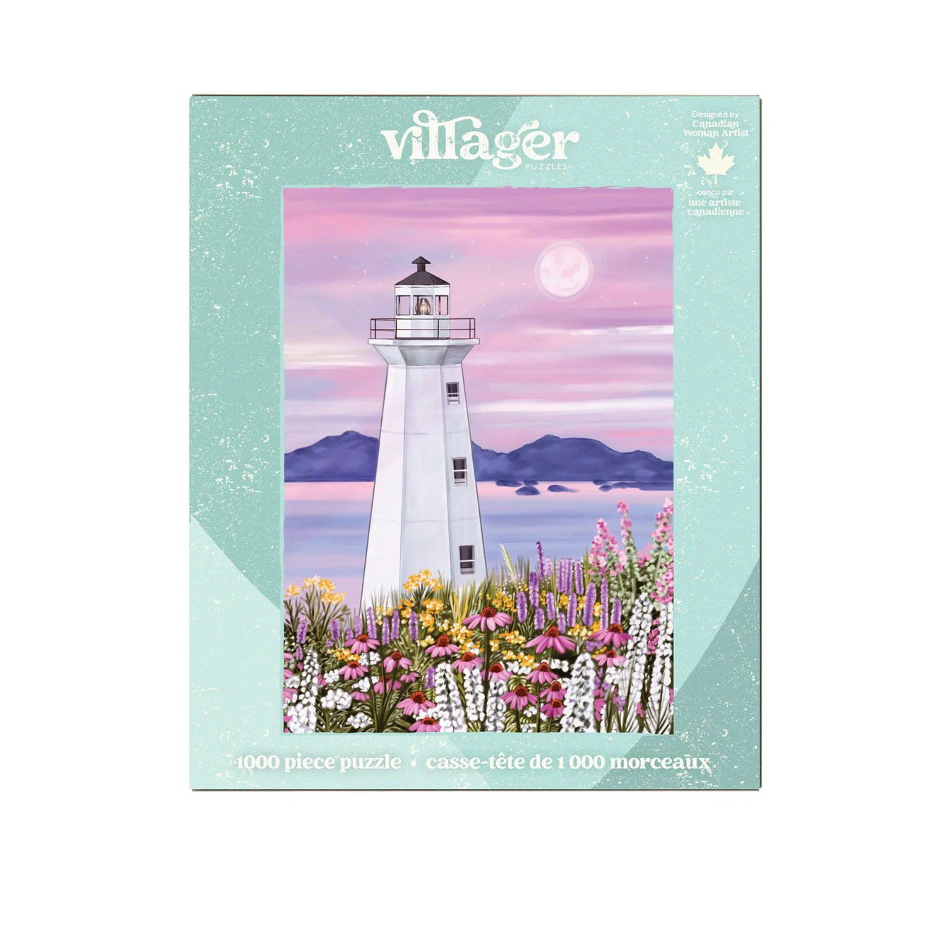 VILLAGER Harbour Lighthouse| 1000-Piece Puzzle for Adults | Designed in Canada by Susie Armstrong