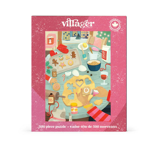 VILLAGER, Holiday Baking | 500-Piece Puzzle for Adults | Designed in Canada by Laura Watson