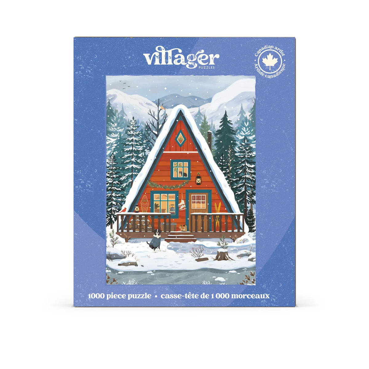 VILLAGER, Midwinter Retreat | 1000-Piece Puzzle for Adults | Designed in Canada by Nicolle Lalonde