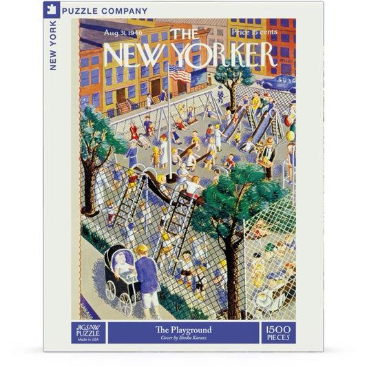 NEW YORK PUZZLE COMPANY, THE NEW YORKER, The Playground, 1500 pcs (Aug 31, 1940)