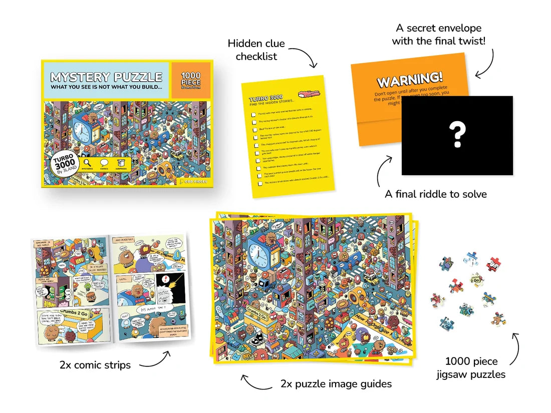 ODD PIECES Turbo 3000 (FOR UNEXPECTED HUMOR) 1000pcs