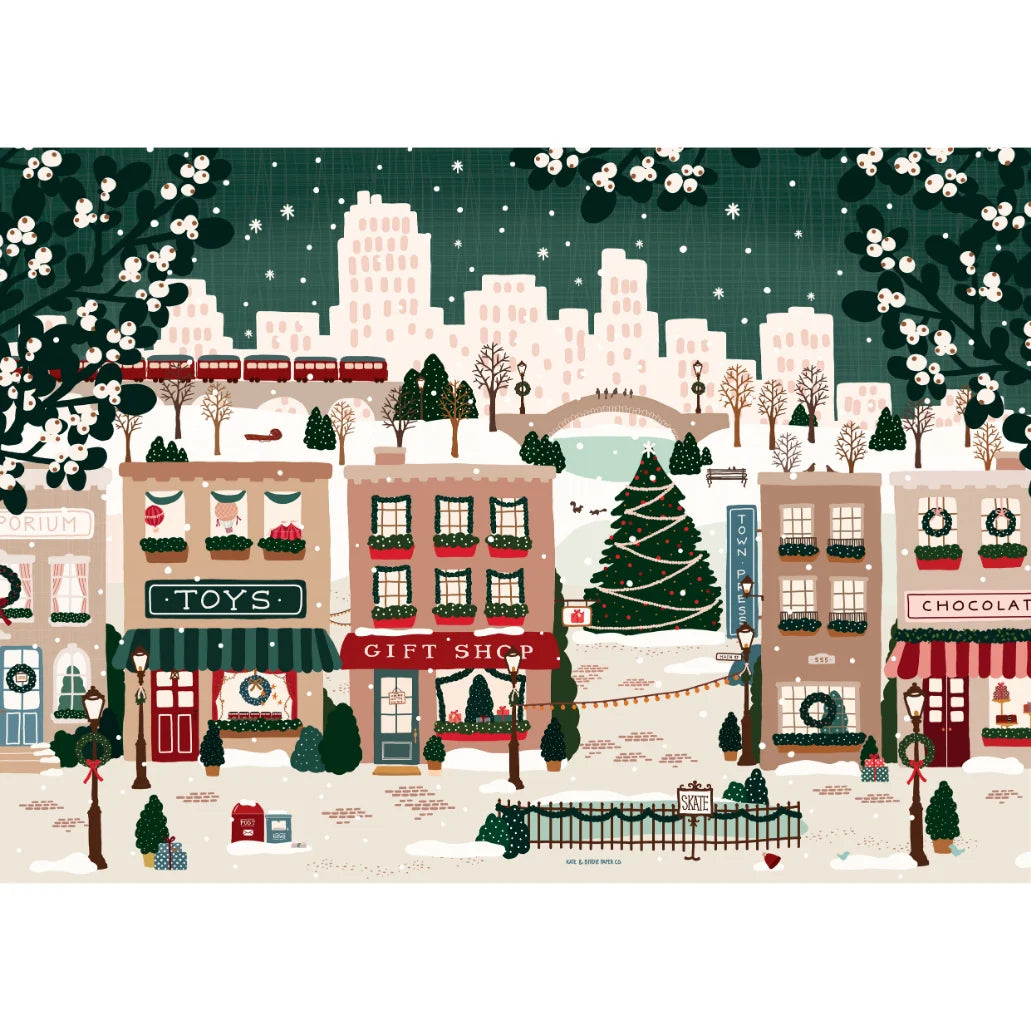 VILLAGER, Small Town Holiday | 500-Piece Puzzle for Adults | Designed in Canada by Gloria Wall