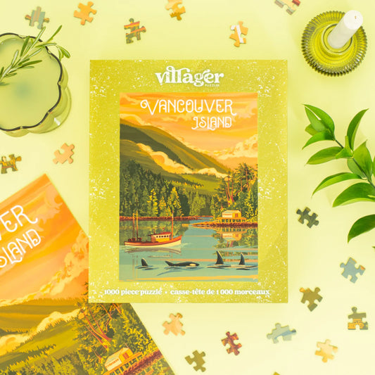VILLAGER Vancouver Island | 1000-Piece Puzzle for Adults | Designed in Canada by Capri Sadler