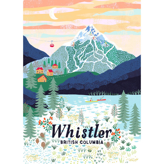 VILLAGER Whistler Mountain | 500-Piece Puzzle for Adults | Designed in Canada by Anja Jane