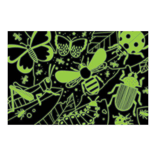 MUDPUPPY Amazing Insects Glow in the Dark Puzzle