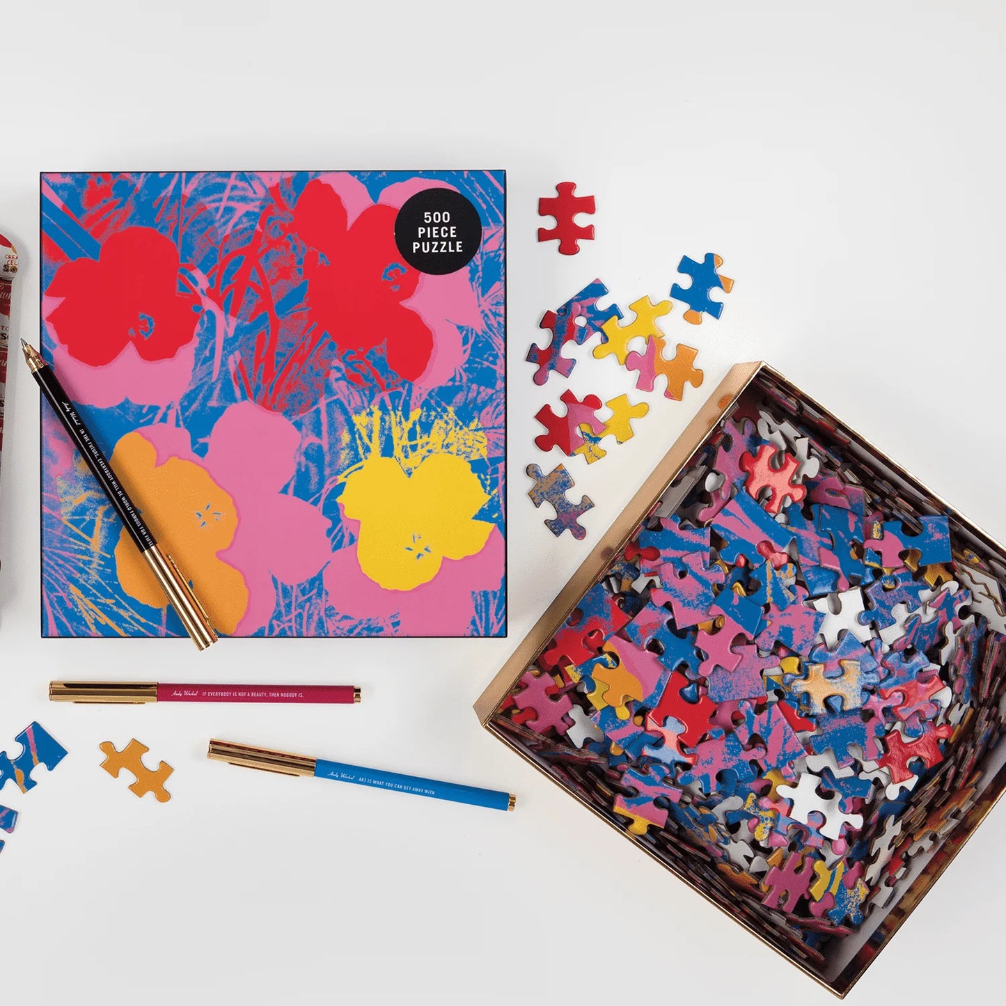 GALISON Andy Warhol Flowers 500 Piece Puzzle