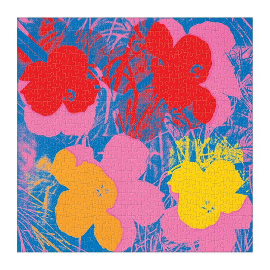 GALISON Andy Warhol Flowers 500 Piece Puzzle