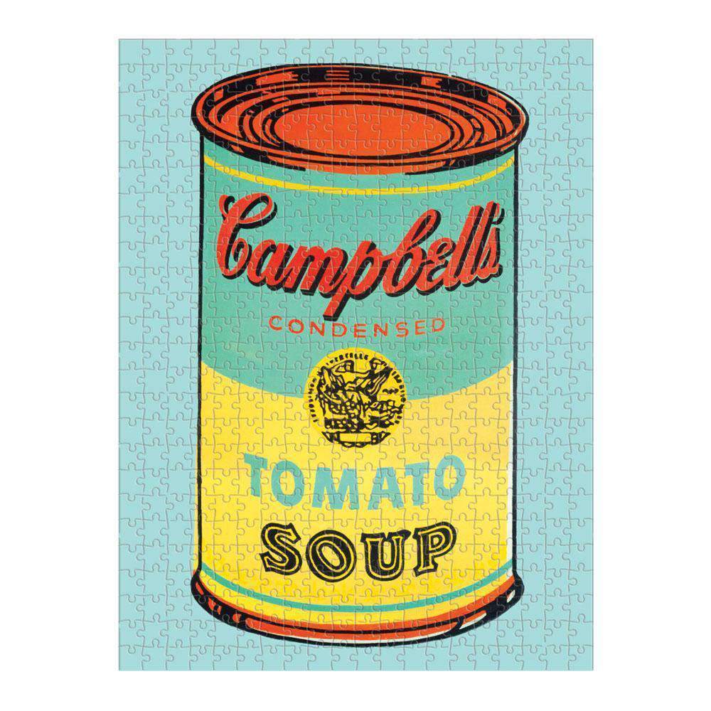 GALISON Andy Warhol Soup Can 2-sided 500 Piece Puzzle
