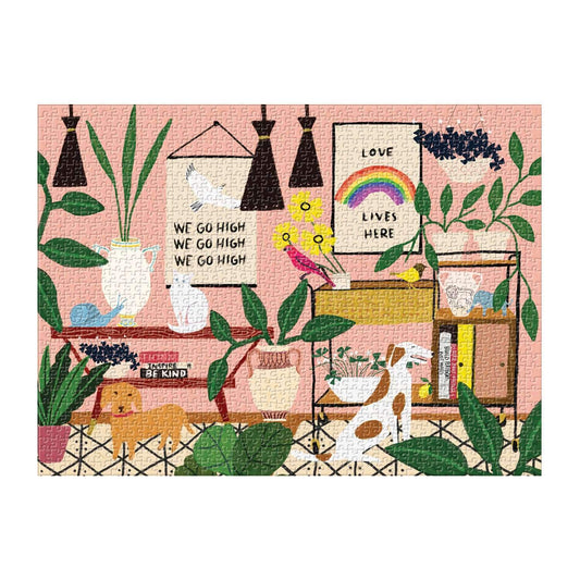 GALISON Anne Bentley Love Lives Here 1000 Piece Puzzle