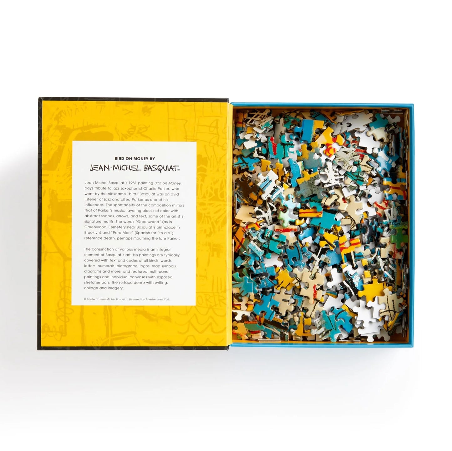 GALISON Basquiat Bird on Money 500 Piece Book Puzzle