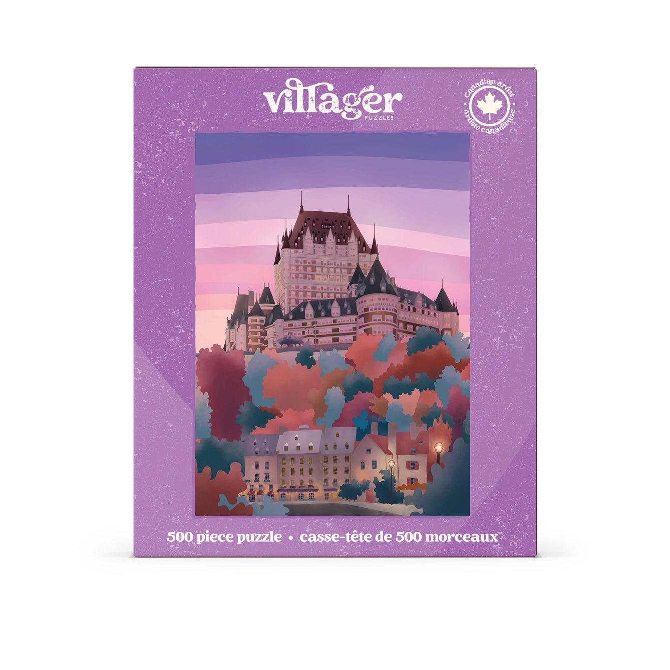 VILLAGER Quebec City | 500-Piece Puzzle | Designed in Canada