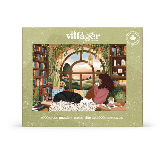 VILLAGER Book Nook | 1000-Piece Puzzle | Designed in Canada