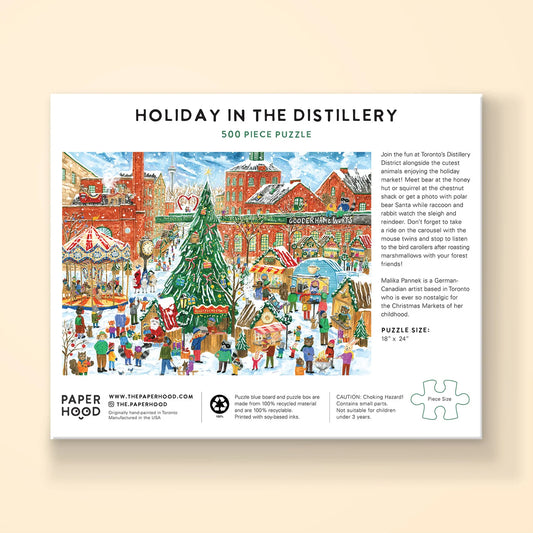 PAPER HOOD, 'Holiday in the Distillery' 500-Piece Puzzle