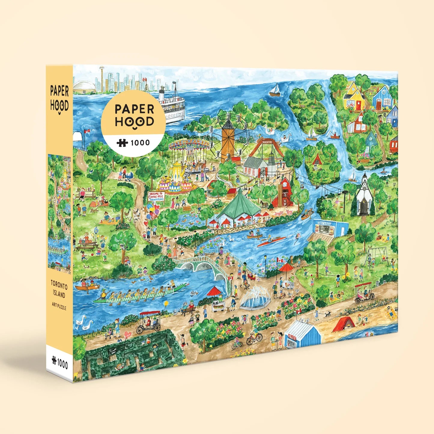 PAPER HOOD 'Toronto Island' 1,000-Piece Puzzle