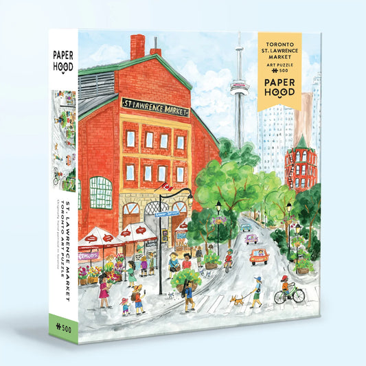 PAPER HOOD, 'St. Lawrence Market' 500-Piece Puzzle