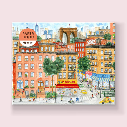 PAPER HOOD 'New York Street Life' 1,000-Piece Puzzle