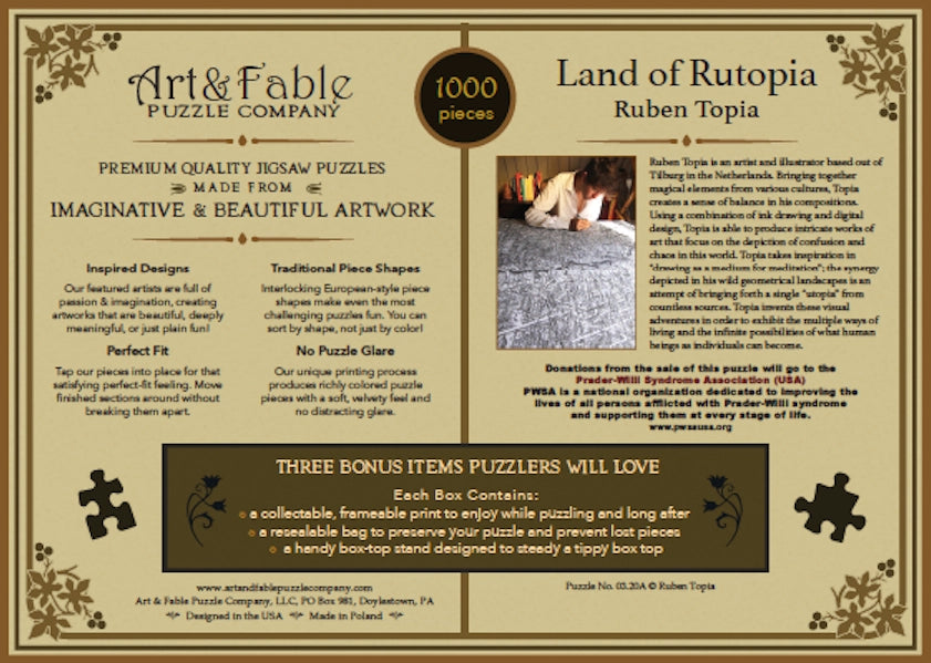 ART & FABLE Land of Rutopia 1000 PCS