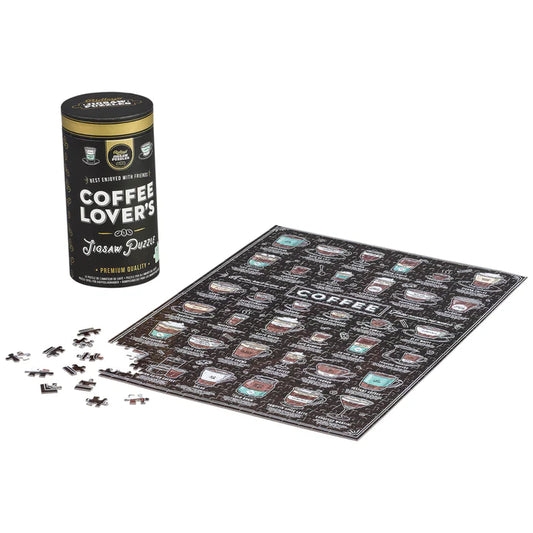 RIDLEY'S Coffee Lover's 500 Piece Jigsaw Puzzle in Canister