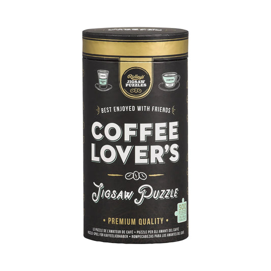 RIDLEY'S Coffee Lover's 500 Piece Jigsaw Puzzle in Canister